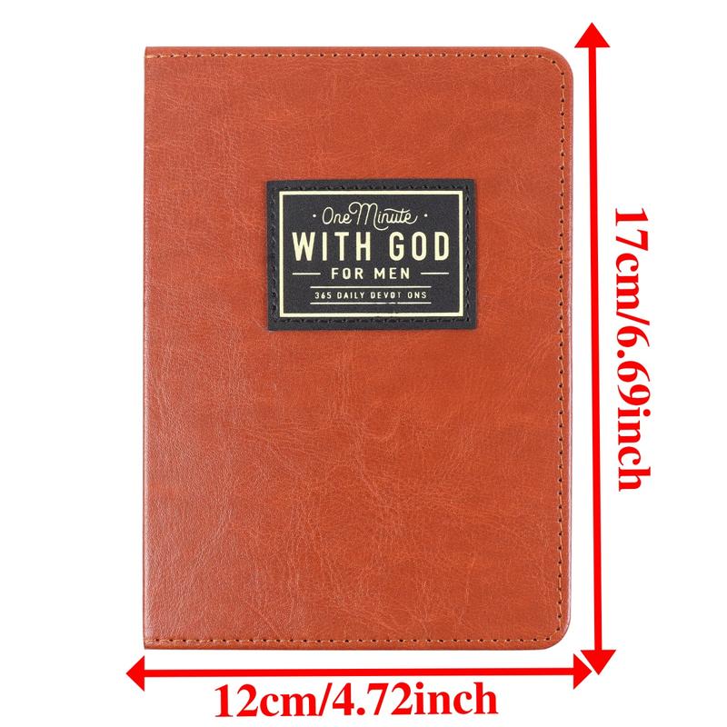 One Minute with God for Men, 365 Days Devotional Journal, Portable Daily Reflections Book, Perfect Gift for Holidays Birthdays Christmas New Year One Minute with God for Men, 365 Days Devotional Journal, Portable Daily Reflections Book, Perfect Gift for Holidays Birthdays Christmas New Year