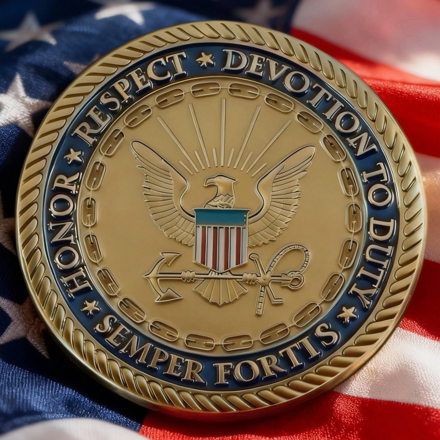 🏆Flash Sale 60% OFF - 🚤 U.S.NAVY Shellback “Crossing the Line” – Ancient Order of the Deep Challenge Coin ⚓🪙