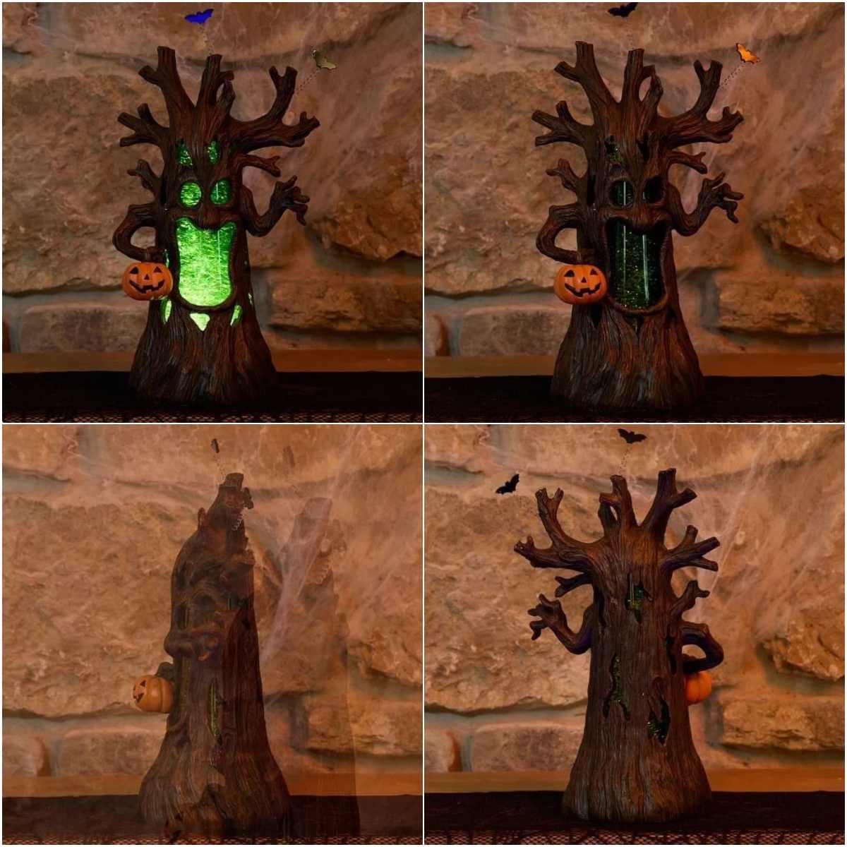 HAUNTED TREE GLITTER GLOBE