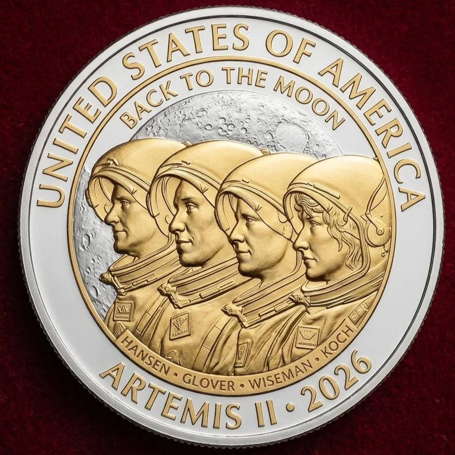 Artemis II Commemorative Silver Coin