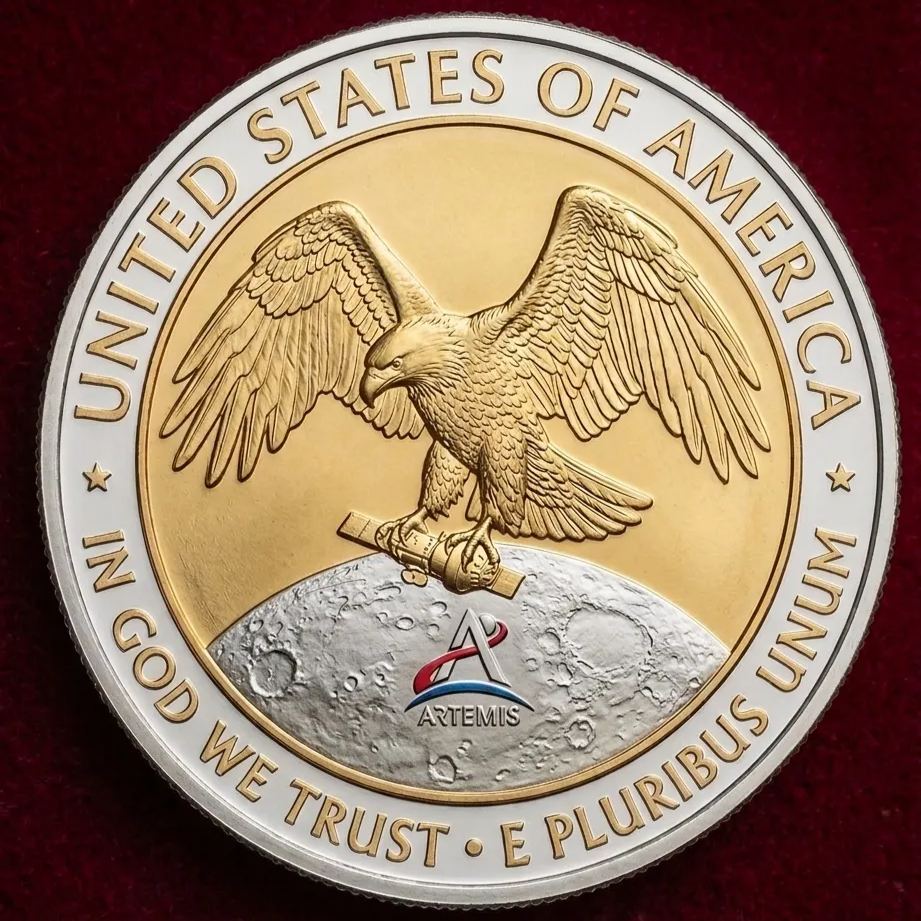 Artemis II Commemorative Silver Coin