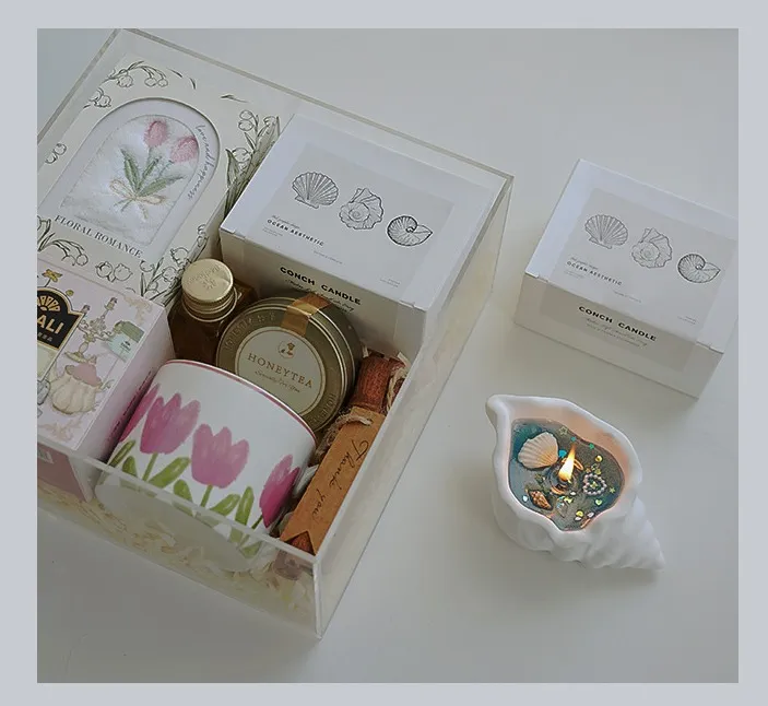 💰Only $9.9 for this handmade viral seashell scented candle! 📕✨