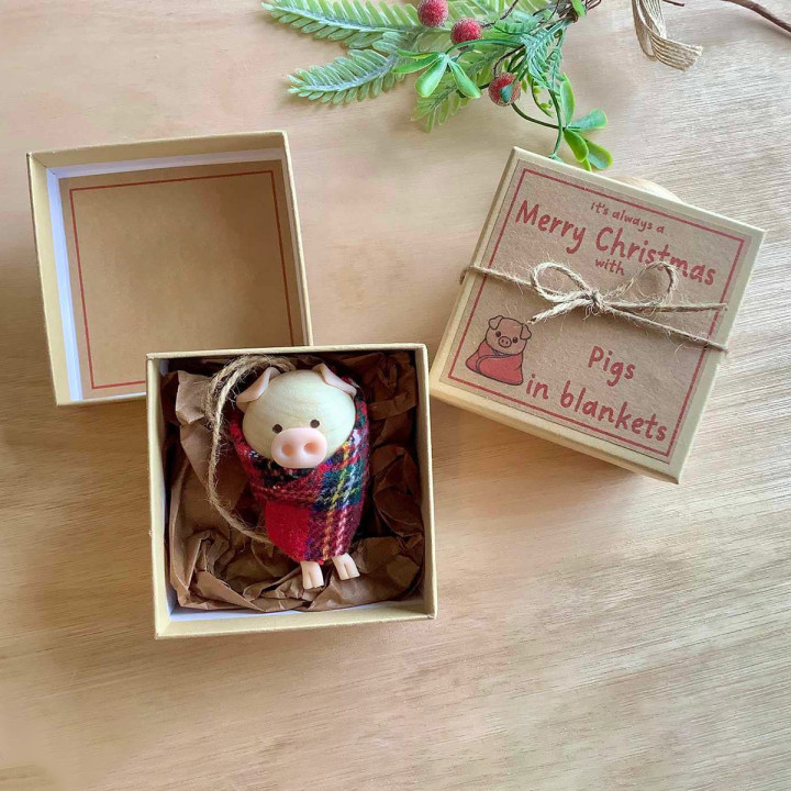 Pigs in blankets Christmas decoration