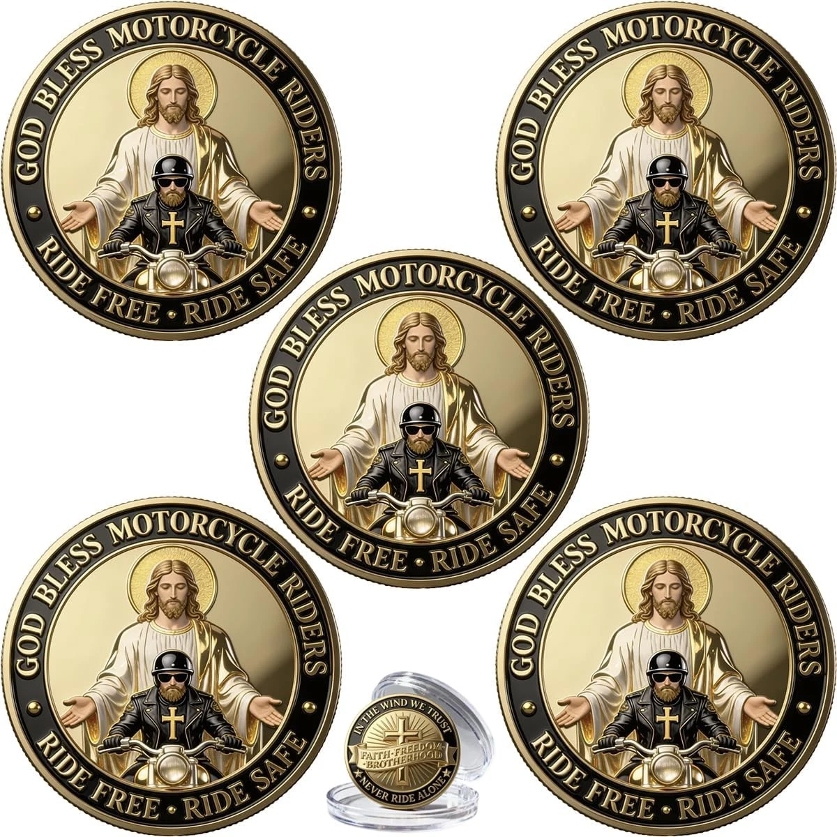 Motorcycle Blessing Coin