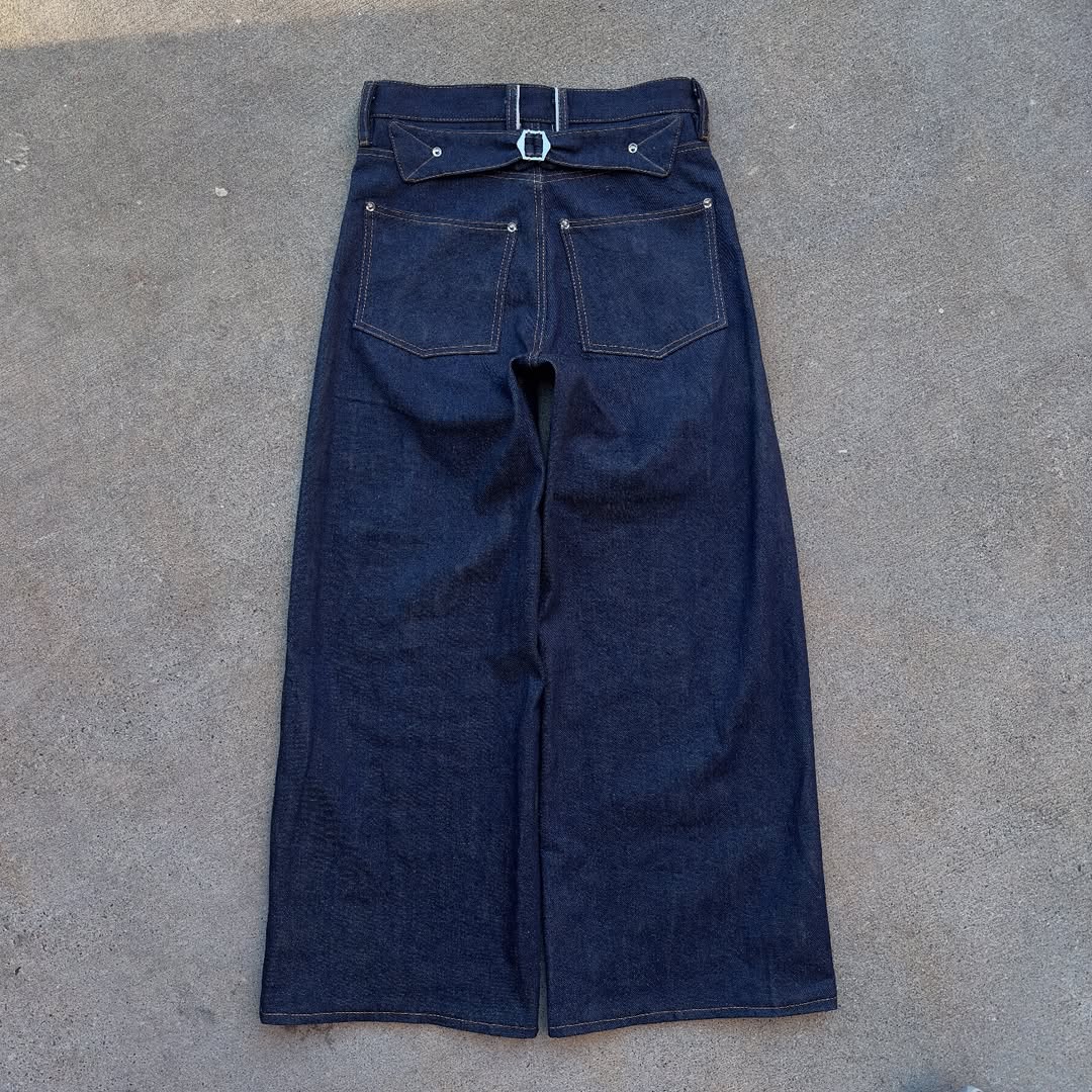 【Preorder】13oz Japanese Indigo Back Button Jeans-Ship on Feb 18th