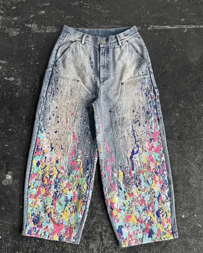 EMBROIDERED CARPENTER JEANS