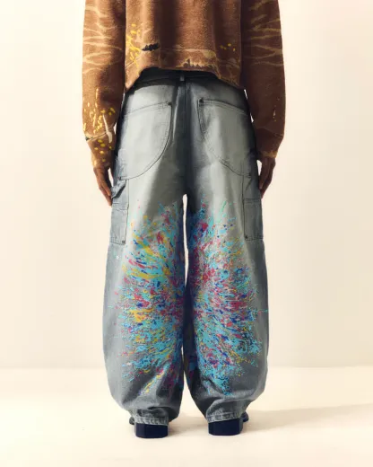 EMBROIDERED CARPENTER JEANS