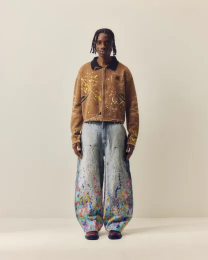 EMBROIDERED CARPENTER JEANS