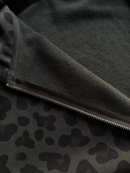 LEOPARD ZIP HOODIE