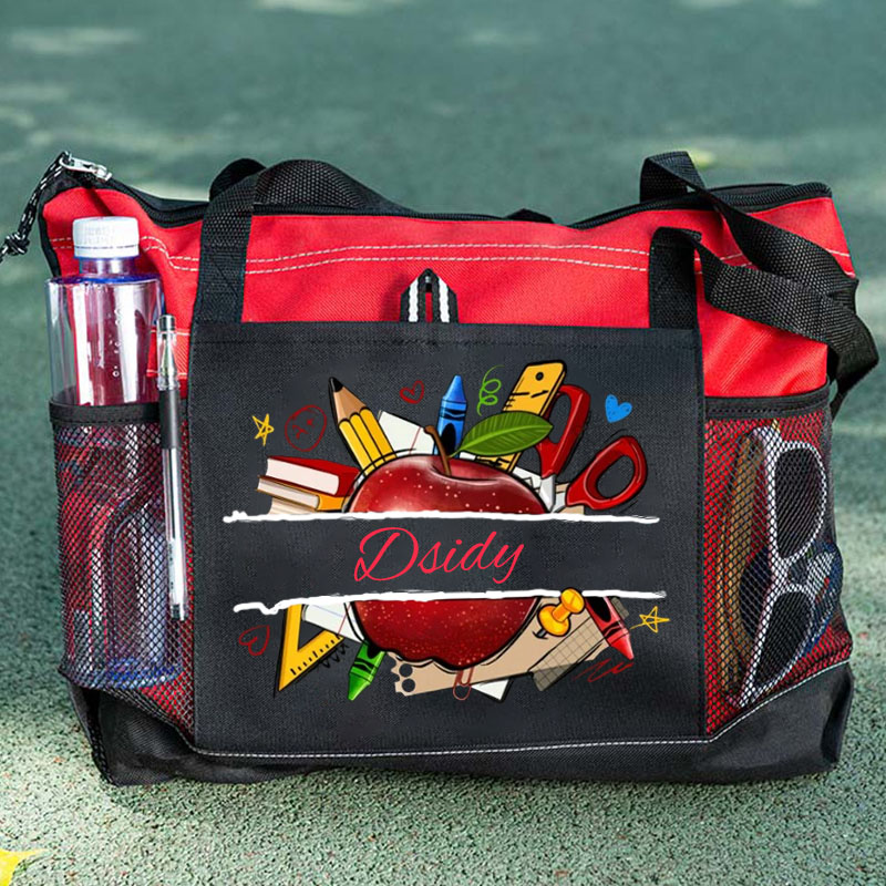 Personalized Teacher Custom Tote Bag