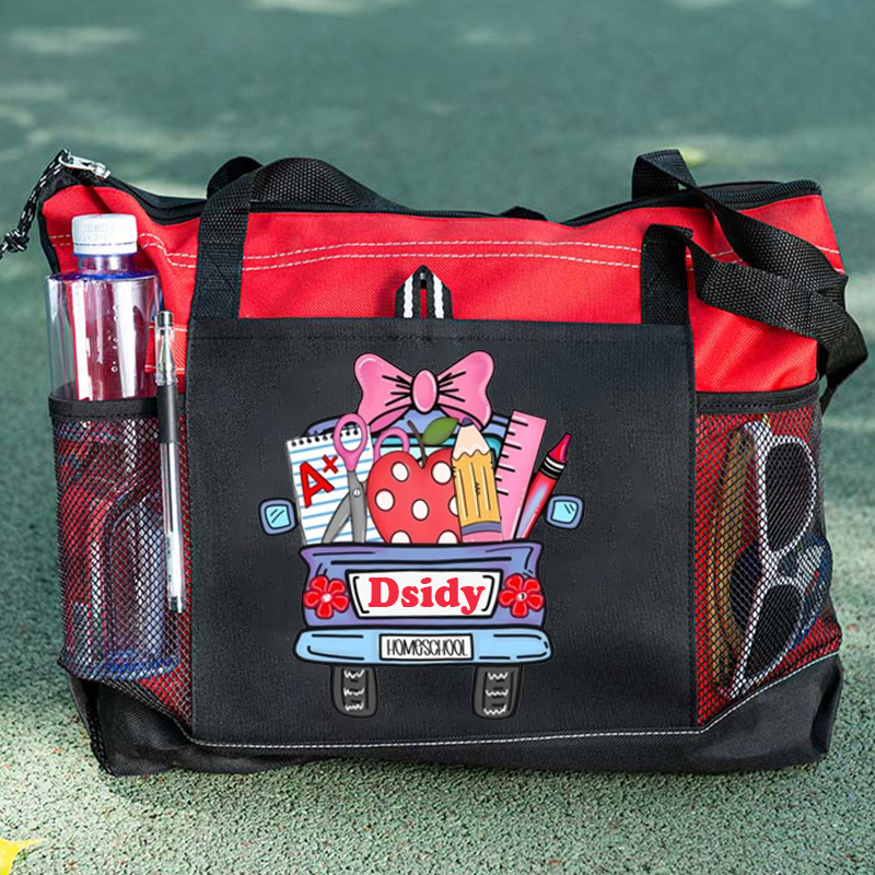 School Truck Custom Tote Bag