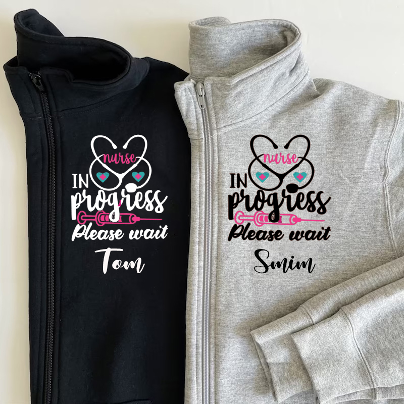 Nurse in Progress Pullover Sweatshirt