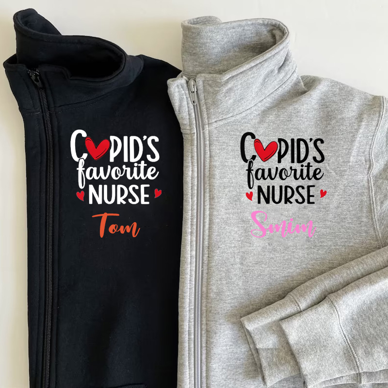 Cupid's Favorite Nurse Pullover Sweatshirt