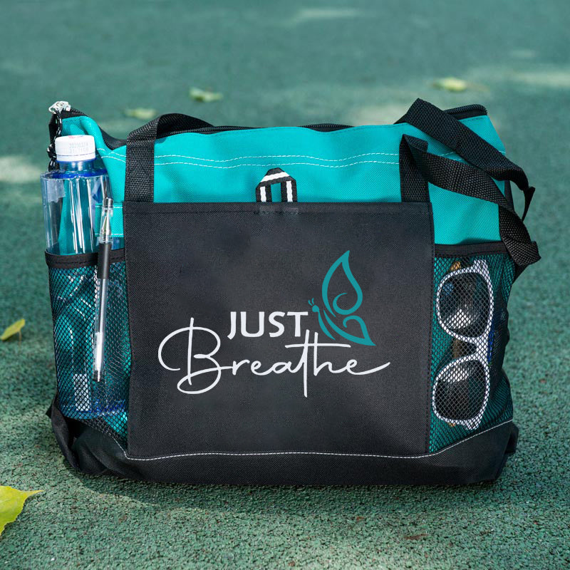 Just Breathe Tote Bag Women Gifts Tote Bag