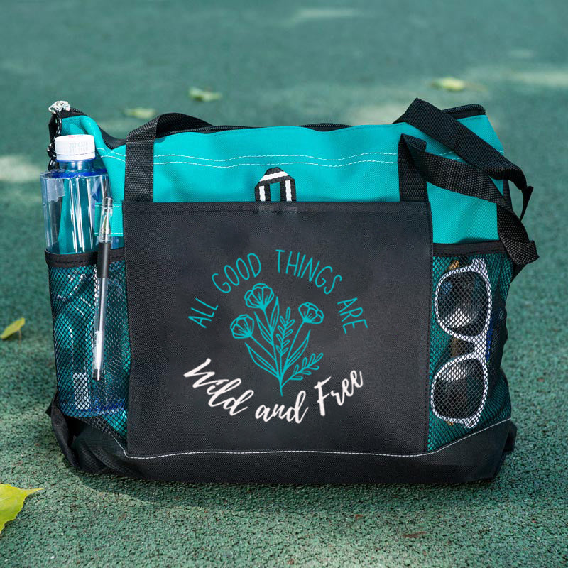 All Good Things are Wild and Free Tote Bag
