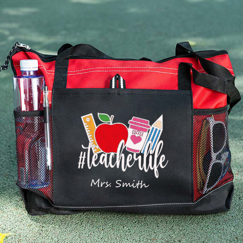 Custom Teacher Life Tote Bag