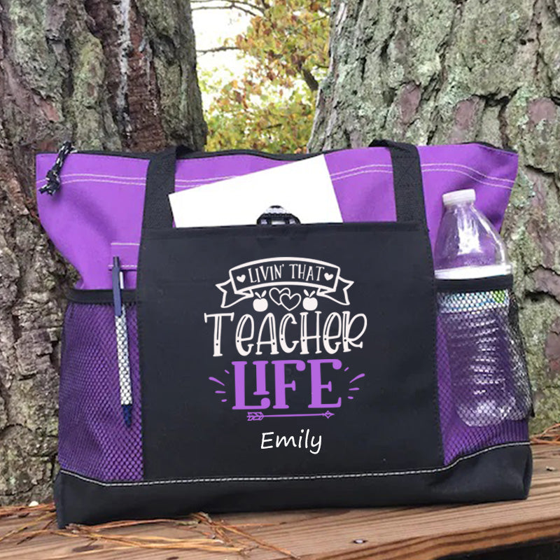 Living That Teacher Life Tote
