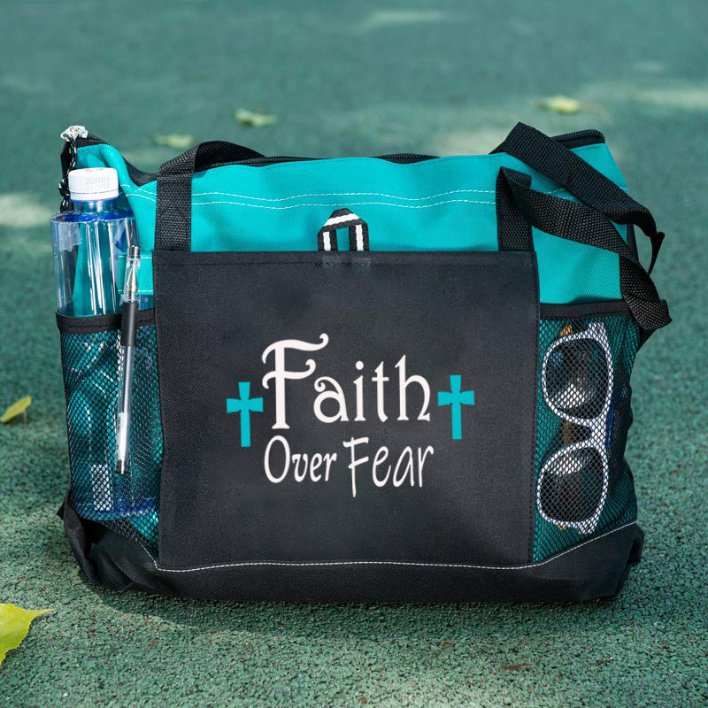 Faith over fear Tote Bag
