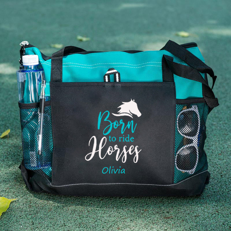 Born to Ride Horses Tote Bag