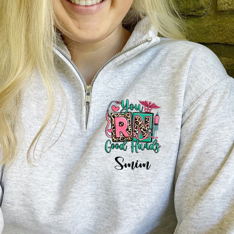 Nursing  Sublimate Designs Pullover Sweatshirt