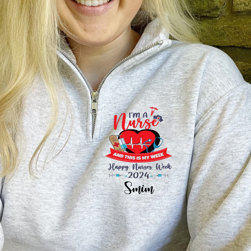 Happy Nurses Week Pullover Sweatshirt
