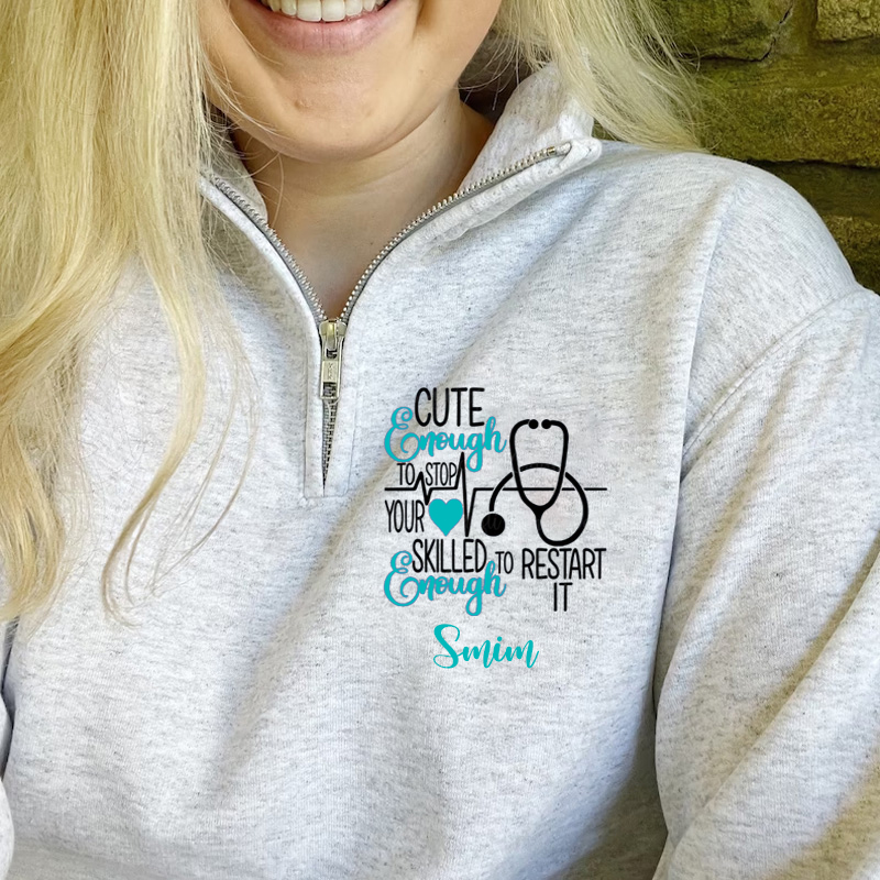 Funny Nurse Pullover Sweatshirt