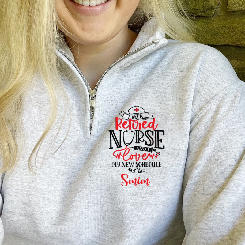Retired Nurse Pullover Sweatshirt