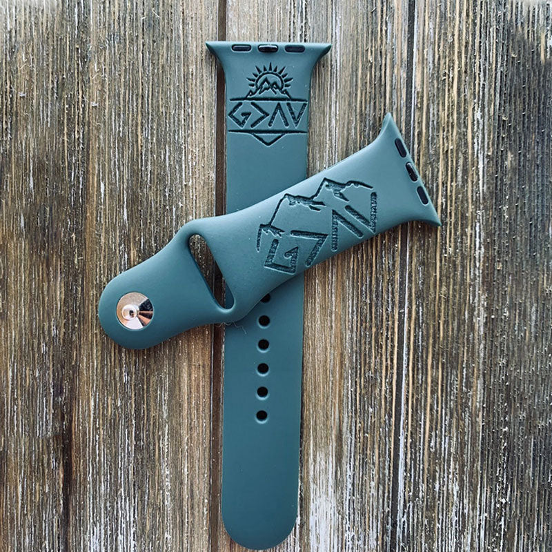 God Is Greater Watch Band , Silicone Watch Band for Apple, Samsung and Fitbit
