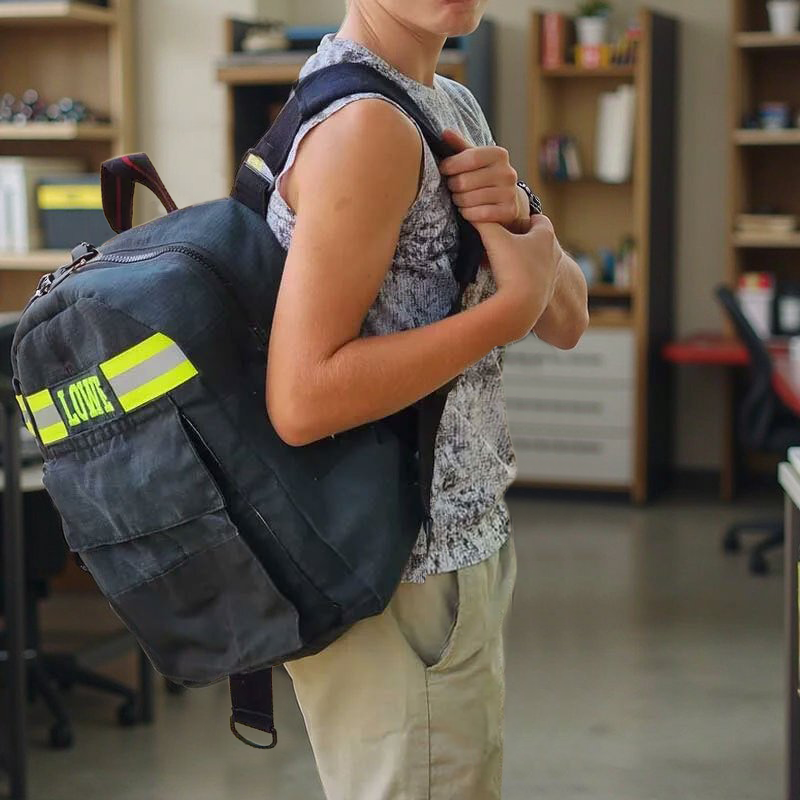 Firefighter Turnouts Backpack with Embroidery Name