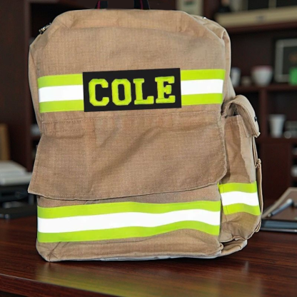Firefighter Turnouts Backpack with Embroidery Name