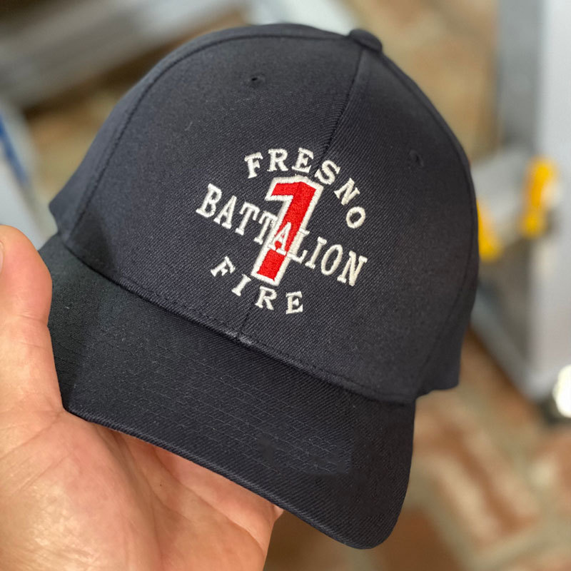 Personalized Your City /Number/ Name(Back) Embroidery Mesh Back Firefighter Hat