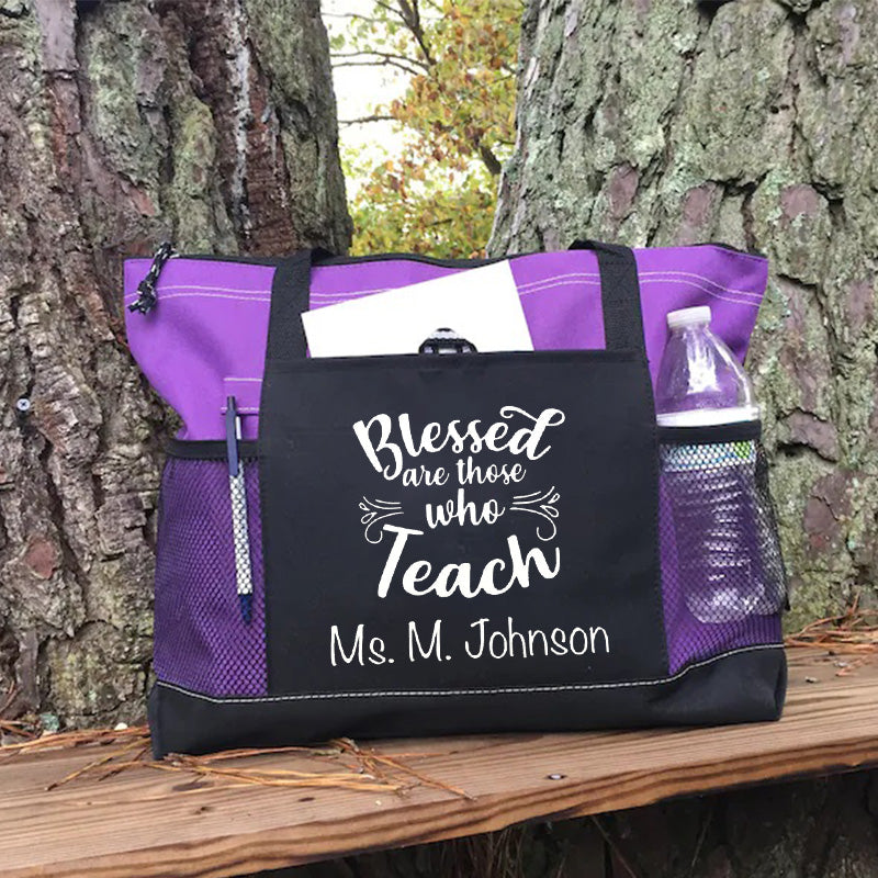 Blessed are those Who Teach Teacher Tote Bag