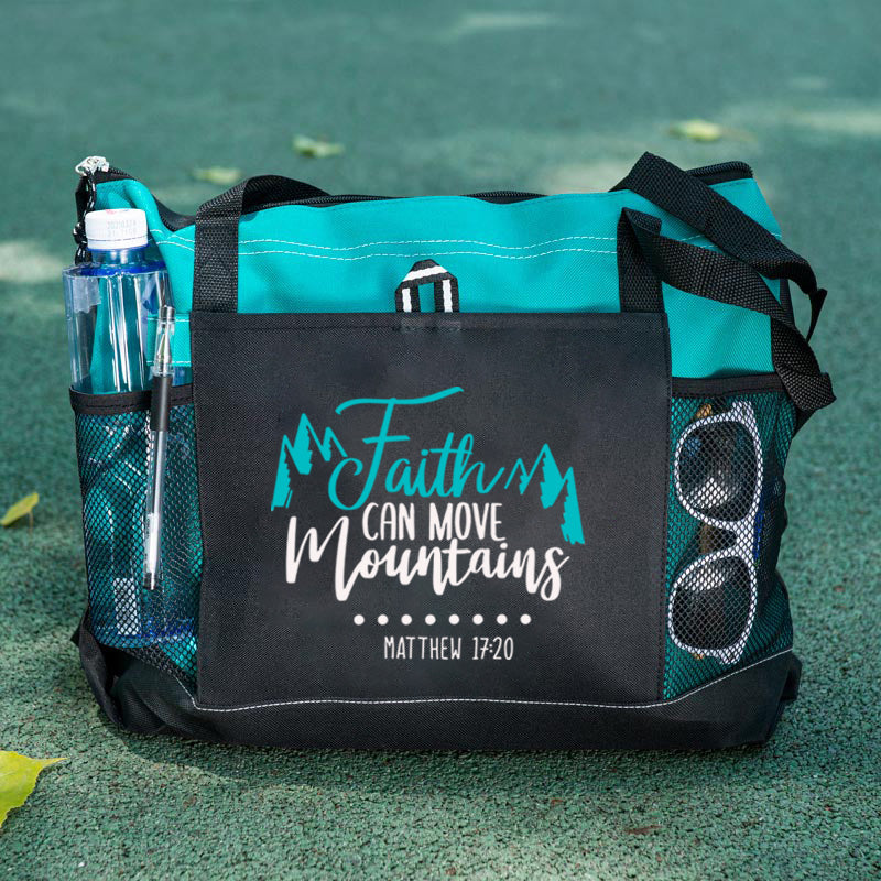 Faith Can Move Mountains Tote Bag