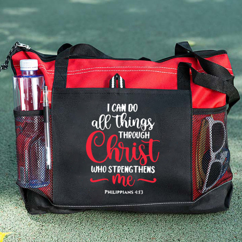 I Can Do All Things Through Christ Who Strengthens Me Tote Bag For Women