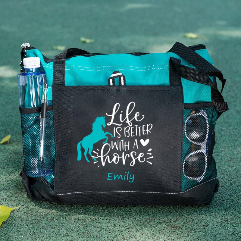 Life Is Better With A Horse Tote Bag