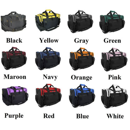 Personalized Duffle Bag Dual Front Mesh Pockets