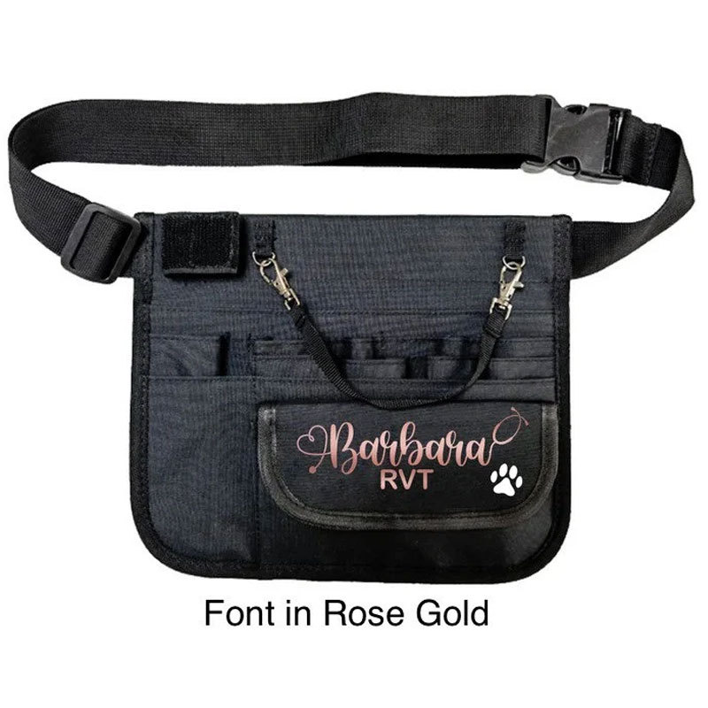 Personalized Nurse Fanny Pack, Hospital Bag with Lots of Storage Deep Pockets