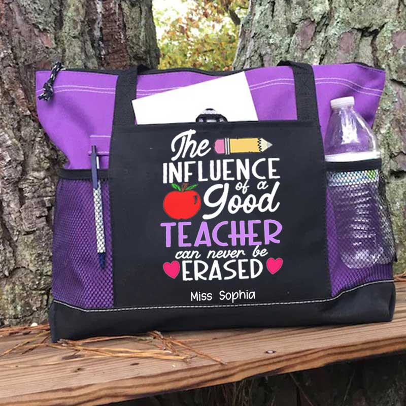 The Influence of a Good Teacher, Teacher Appreciation Tote Bag