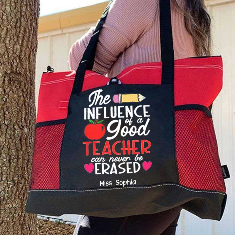 The Influence of a Good Teacher, Teacher Appreciation Tote Bag