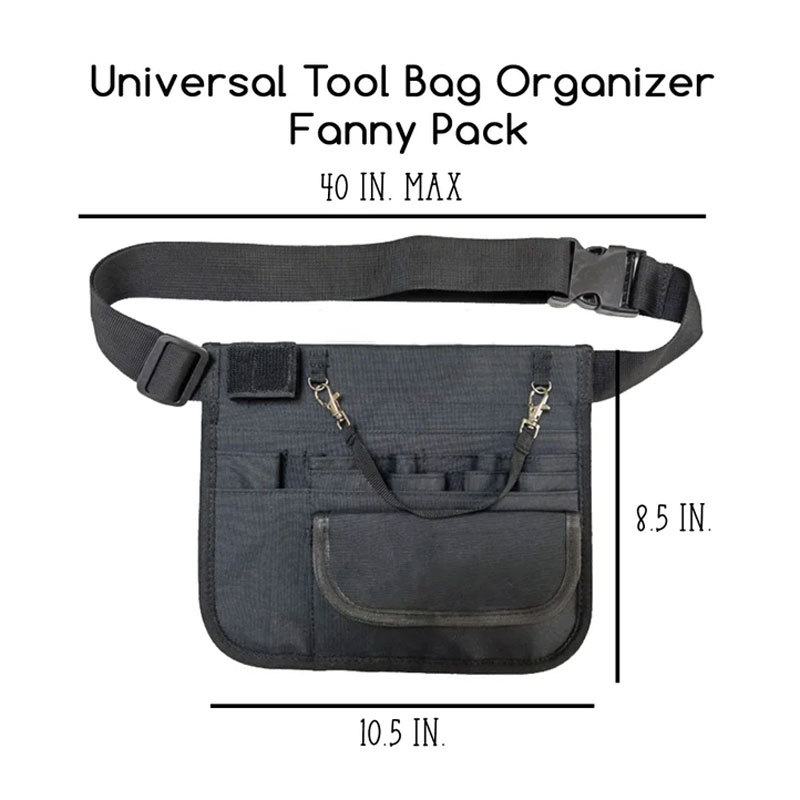Personalized Nurse Fanny Pack, Hospital Bag with Lots of Storage Deep Pockets