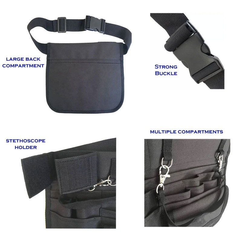 Personalized Nurse Fanny Pack, Hospital Bag with Lots of Storage Deep Pockets