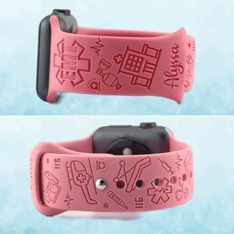  EMT Watch Band Personalized First Responder Engraved Watch Band