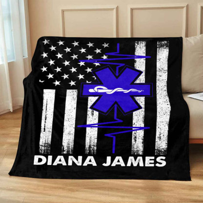 EMT Blanket, Paramedic Custom Name Blanket
