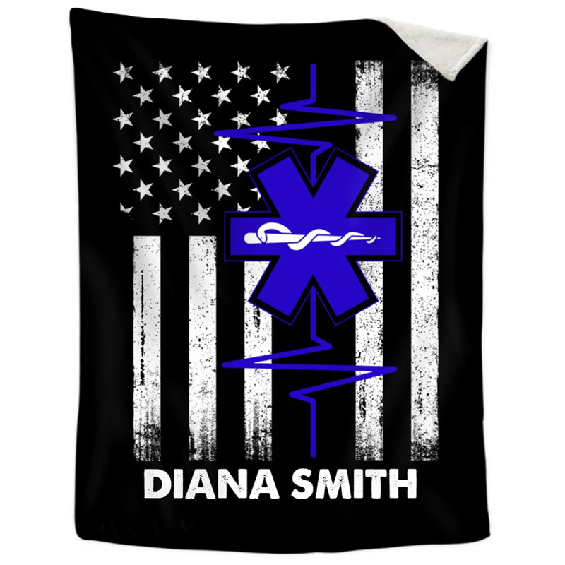EMT Blanket, Paramedic Custom Name Blanket