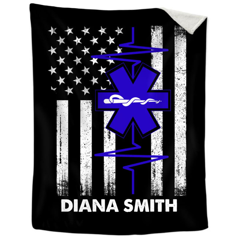 EMT Blanket, Paramedic Custom Name Blanket