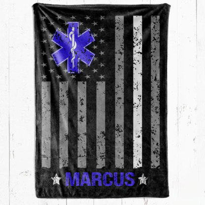 EMT Blanket, Paramedic Custom Name Blanket