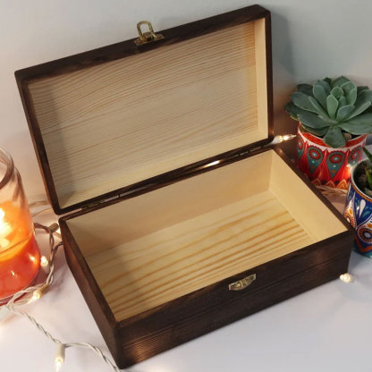 Personalized Engraved Sewing Machine Wooden Box