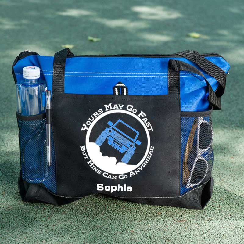 Bronco Can Go Anywhere Personalized Tote Bag