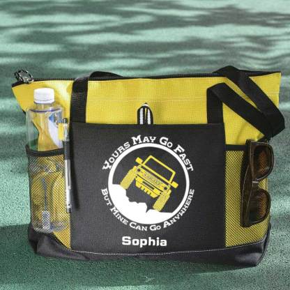 Bronco Can Go Anywhere Personalized Tote Bag