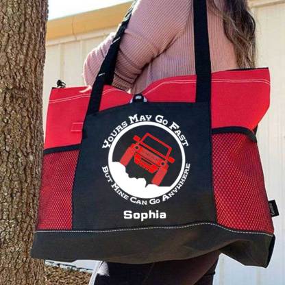 Bronco Can Go Anywhere Personalized Tote Bag